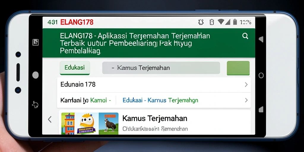 Tampilan antarmuka ELANG178 yang intuitif dan fungsional.