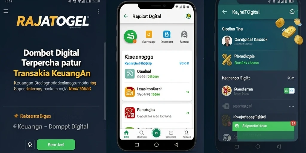 Tampilan antarmuka pengguna yang intuitif dari RAJATOGEL.